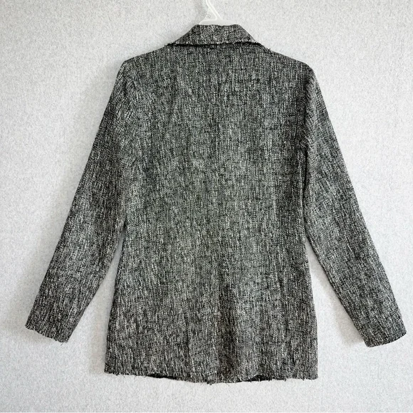 House of Harlow X Revolve Jacket Womens Small Black White Silver Blazer Holiday